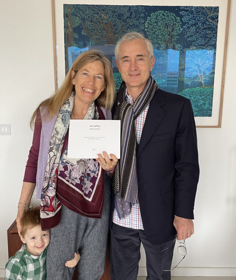 Katha upanishad - Collection jñānamārga Editions Amhollved. La famille Baladur ayant acheté le livre.