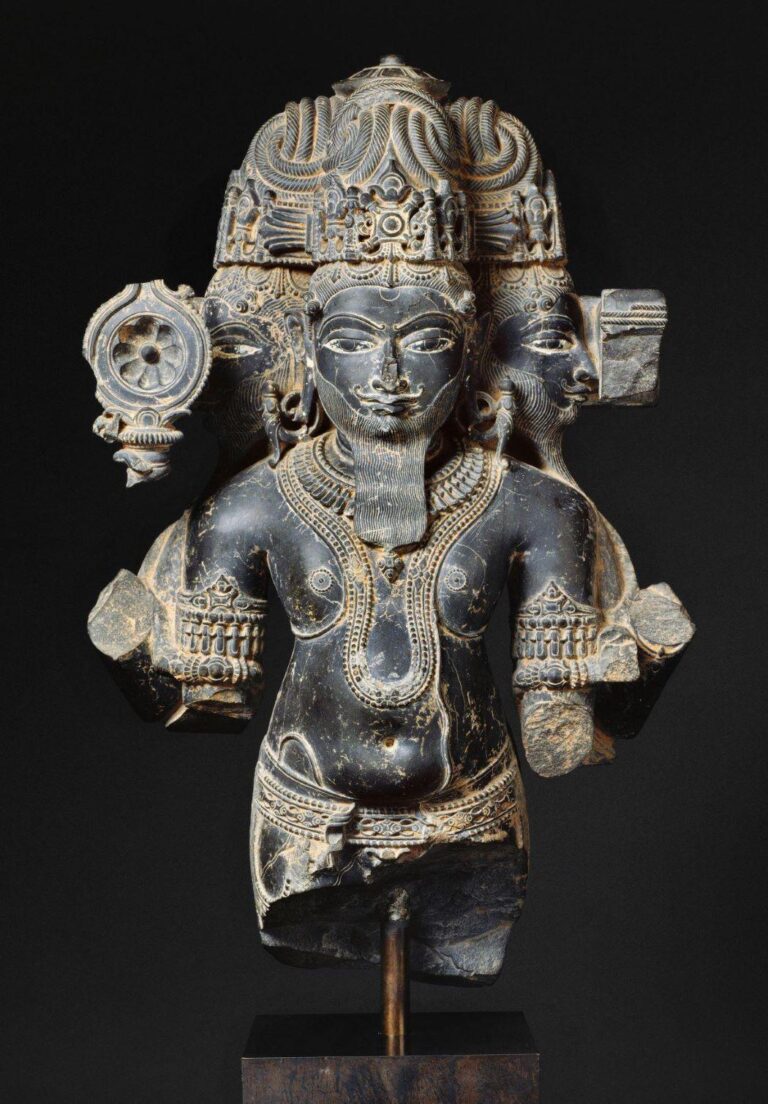 Sanskrit - Sculpture de brahma